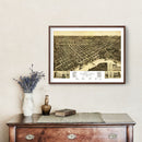 Vintage Map of Selma, Alabama 1887