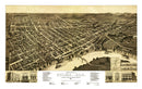 Vintage Map of Selma, Alabama 1887