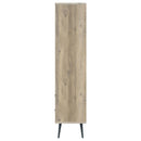 Maeve 70-inch 3-shelf Bookcase with Drawers Distressed Pine