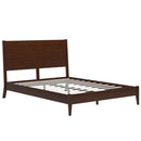 Modern Sled Platform Bed Frame With Slats