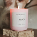 Happy Birthday Soy Candle - Pink Matte Jar - 15 oz (Vanilla Buttercream)