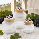 Grape Knob Glass Canisters by Arthur Court Designs