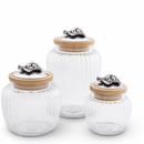 Grape Knob Glass Canisters by Arthur Court Designs