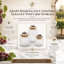 Grape Knob Glass Canisters by Arthur Court Designs