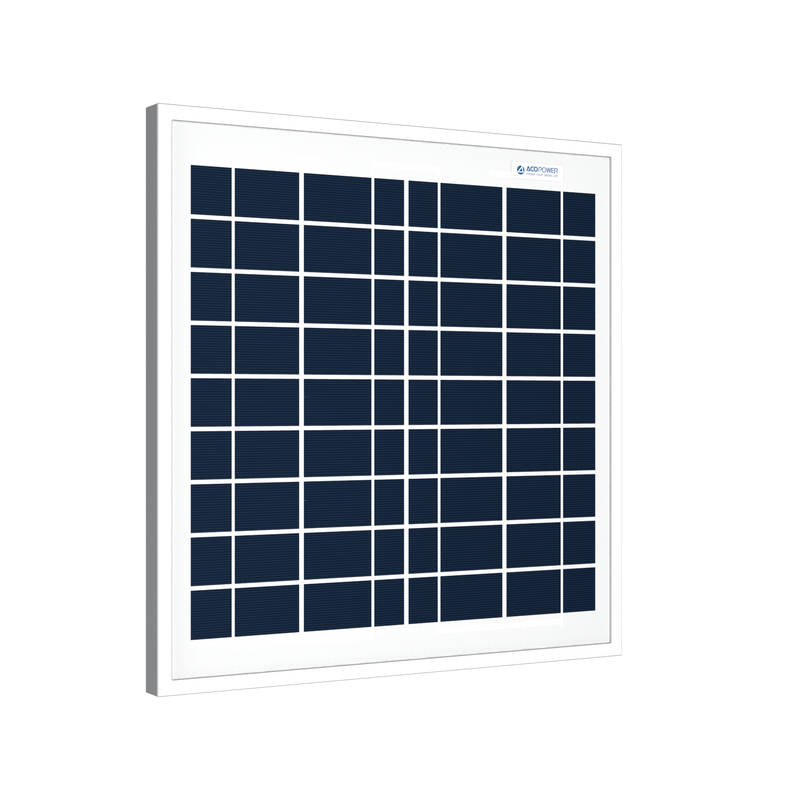 ACOPower 15W Polycrystalline Solar Panel for 12 Volt Battery Charging