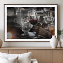 Red Wine and Glass Canvas Print by MyGreatCanvas | Canvas Wall Art Prints | Photo Prints & Wall Decor