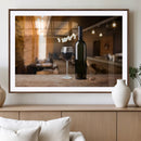 Wine and Bottle Wall Art Canvas Print by MyGreatCanvas | Canvas Wall Art Prints | Photo Prints & Wall Decor