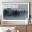Autumn and Misty Trees in the Forest Wall Art Canvas Print, by MyGreatCanvas | Canvas Wall Art Prints | Photo Prints & Wall Decor