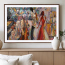 Abstract Afro American Jazz Canvas Wall Art | Music-Inspired by MyGreatCanvas | Canvas Wall Art Prints | Photo Prints & Wall Decor