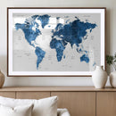 World Map Canvas Print – Framed Detailed Map of the World by MyGreatCanvas | Canvas Wall Art Prints | Photo Prints & Wall Decor