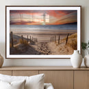 Sunset on the Sea Wall Art Canvas Print by MyGreatCanvas | Canvas Wall Art Prints | Photo Prints & Wall Decor