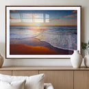 Tropical Ocean Sunset Wall Art Canvas Print, Golden Beach by MyGreatCanvas | Canvas Wall Art Prints | Photo Prints & Wall Decor