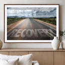 Recovery Road Wall Art Canvas Print