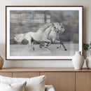 The White Horses Wall Art, Framed White Horses Wall Art