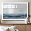 Blue Ocean Abstract Artwork Wall Art Canvas Print