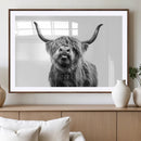 Fanny Scottish Highland Cow Cattle Art Print Farmhouse Wall