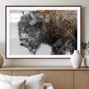 American Bison Wall Art Print – Majestic Buffalo Canvas