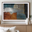 Modern Abstract Canvas Art Canvas Print - Framed and Ready