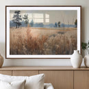 Golden Fields Canvas Wall Art Print – Serene Landscape of