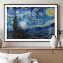 Vincent Van Gogh The Starry Night Abstract Wall Art Canvas