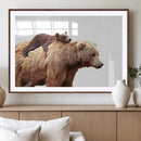 Mother and Baby Bear Canvas Wall Art - Adorable Wildlife by MyGreatCanvas | Canvas Wall Art Prints | Photo Prints & Wall Decor
