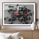RedBull Formula 1 Canvas Wall Art Print