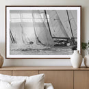 Yacht Sailboat Regatta Canvas Wall Art Canvas Print