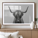 Farmhouse Longhorn Wall Art Canvas Print, Longhorn Texas by MyGreatCanvas | Canvas Wall Art Prints | Photo Prints & Wall Decor