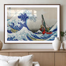 Katsushika Hokusai Kanagawa Giant Wave Wall Art Canvas Print