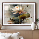 Lotus Flower Watercolor Canvas Print – A Symbol of Serenity by MyGreatCanvas | Canvas Wall Art Prints | Photo Prints & Wall Decor