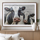 Vintage Baby and Mom Cattle Wall Art Canvas Print by MyGreatCanvas | Canvas Wall Art Prints | Photo Prints & Wall Decor
