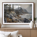 Serene Coastal View of Acadia National Park - Stunning
