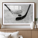 Winter Ice Hockey Sport Canvas Wall Art Print - Hockey Wall by MyGreatCanvas | Canvas Wall Art Prints | Photo Prints & Wall Decor