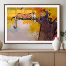 Calvin and Hobbes Tree Scene Canvas Print | 3 Panel Large by MyGreatCanvas | Canvas Wall Art Prints | Photo Prints & Wall Decor