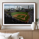 Chicago Cubs Baseball Team Print - Wrigley Field Stadium