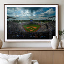 3-Panel Kauffman Stadium Wall Art Print | Large Kansas City