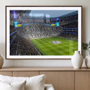 Tottenham Hotspur Stadium Canvas Print, Match Day Triple
