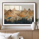 Rustic Wood Mountain Wall Art Print | Triptych Giclee Print by MyGreatCanvas | Canvas Wall Art Prints | Photo Prints & Wall Decor