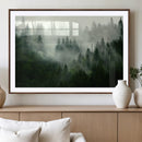Foggy Forest Wall Art – Tranquil Green Woodland Canvas by MyGreatCanvas | Canvas Wall Art Prints | Photo Prints & Wall Decor