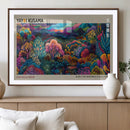 Framed Japanese 1986 Wall Art Print, Yayoi Kusama 1986 Wall