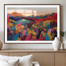 YAYOI KUSAMA Abstract Print - Landscape Canvas Wall Art