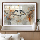 Abstract Watercolor Chickadee Bird Canvas Wall Art Print - by MyGreatCanvas | Canvas Wall Art Prints | Photo Prints & Wall Decor