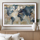 World Map Canvas Print – Framed Wall Art for Couples, by MyGreatCanvas | Canvas Wall Art Prints | Photo Prints & Wall Decor