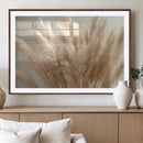 Pampas Grass Canvas Wall Art - Elegant Neutral Decor for