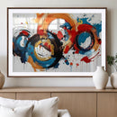 Abstract Wall Art, Rings Wall Art Canvas Print