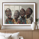 Shai Yossef Print - Joyful Childhood Canvas Wall Art -