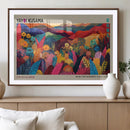 Yayoi Kusama Wall Art Canvas Print, Abstract Art, Large