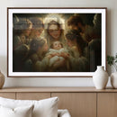 Mary Jesus Canvas Wall Art Print - Madonna and Child with