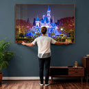 Disney Castle Wall Art Canvas Print – Magical Fairytale
