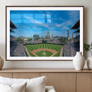 Wrigley Field Chicago Cubs Panoramic Art Multi-Piece Canvas